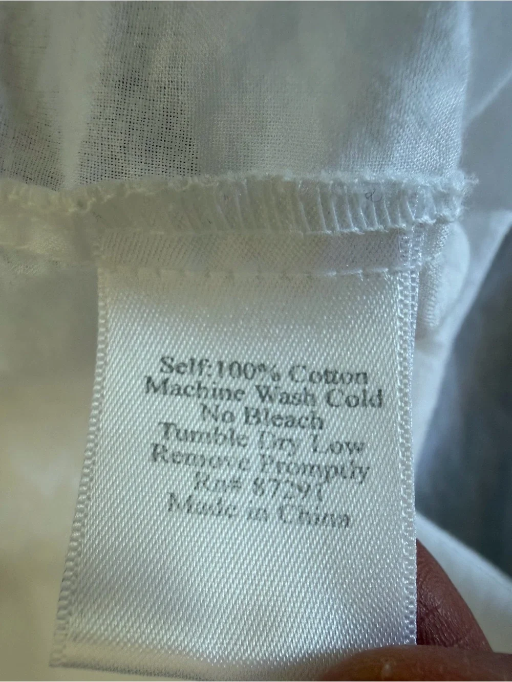 Johnny Was Bohemian White Square-Neck Embroidered Tunic Blouse S